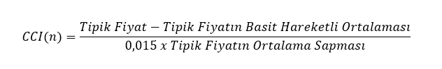 CCI Nasıl Hesaplanır? | Formül