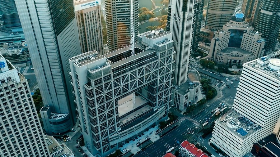 Şangay Borsa binası
