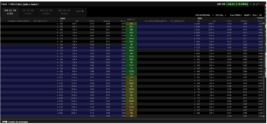 opsiyon zincirinde alım opsiyonu (Call) emri