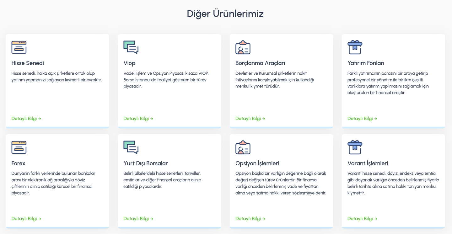 İnfo yatırım Finansal Ürünler