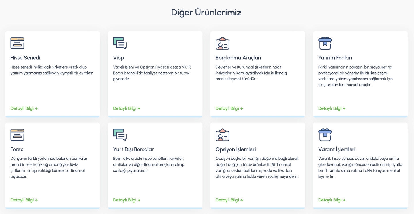 İnfo yatırım Finansal Ürünler