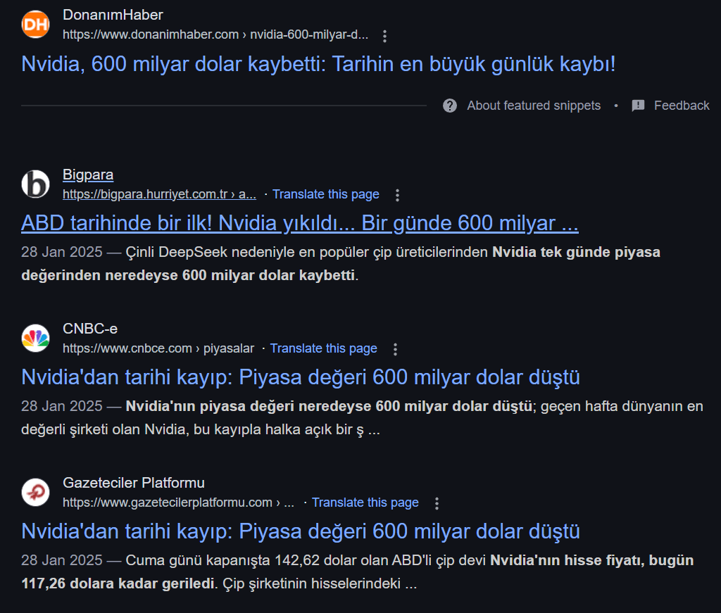 Nvidia hakkında haberler