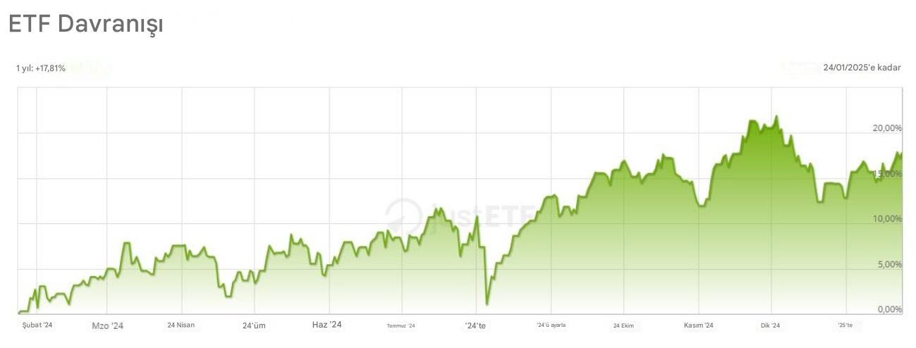 UBS (Irl) ETF plc'nin yıllık performansı