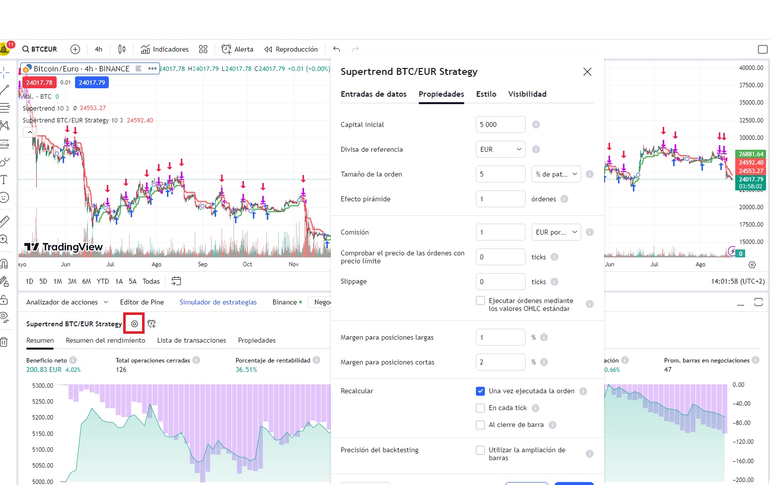 Tradingview pine script kodu