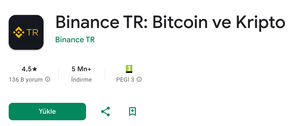 Binance uygulama